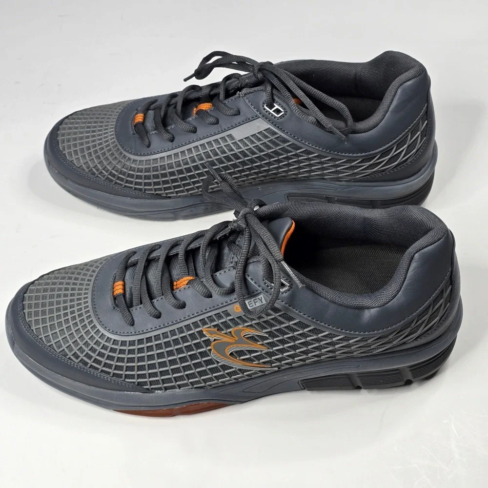 Gravity Defyer Men's TB9011MGO-M Gray Orange Athletic Shoes Size 14.5‎